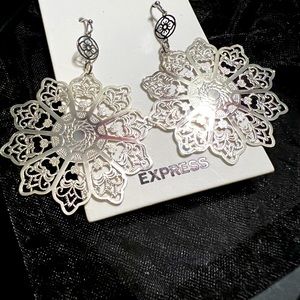 Express Earrings Drop Patterned